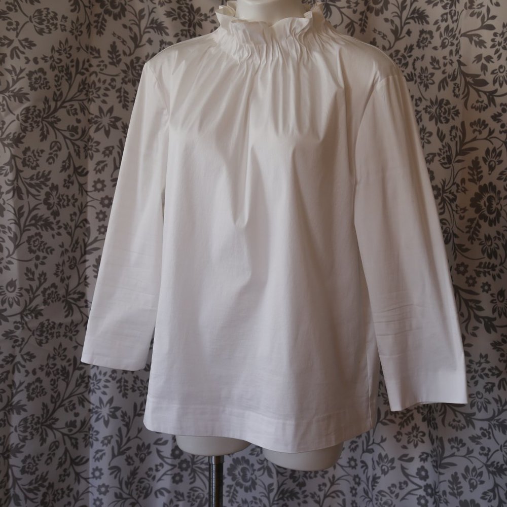 High neck white blouse by Halogen